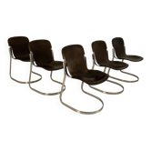 Suite de 5 chaises Cidue, Italie 1970
