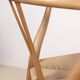4x Chaise Wishbone CH24 de Hans J. Wegner en chêne, 1990