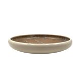 Alvino Bagni, white marbled ceramic centerpiece / vide poche, ca. 1970