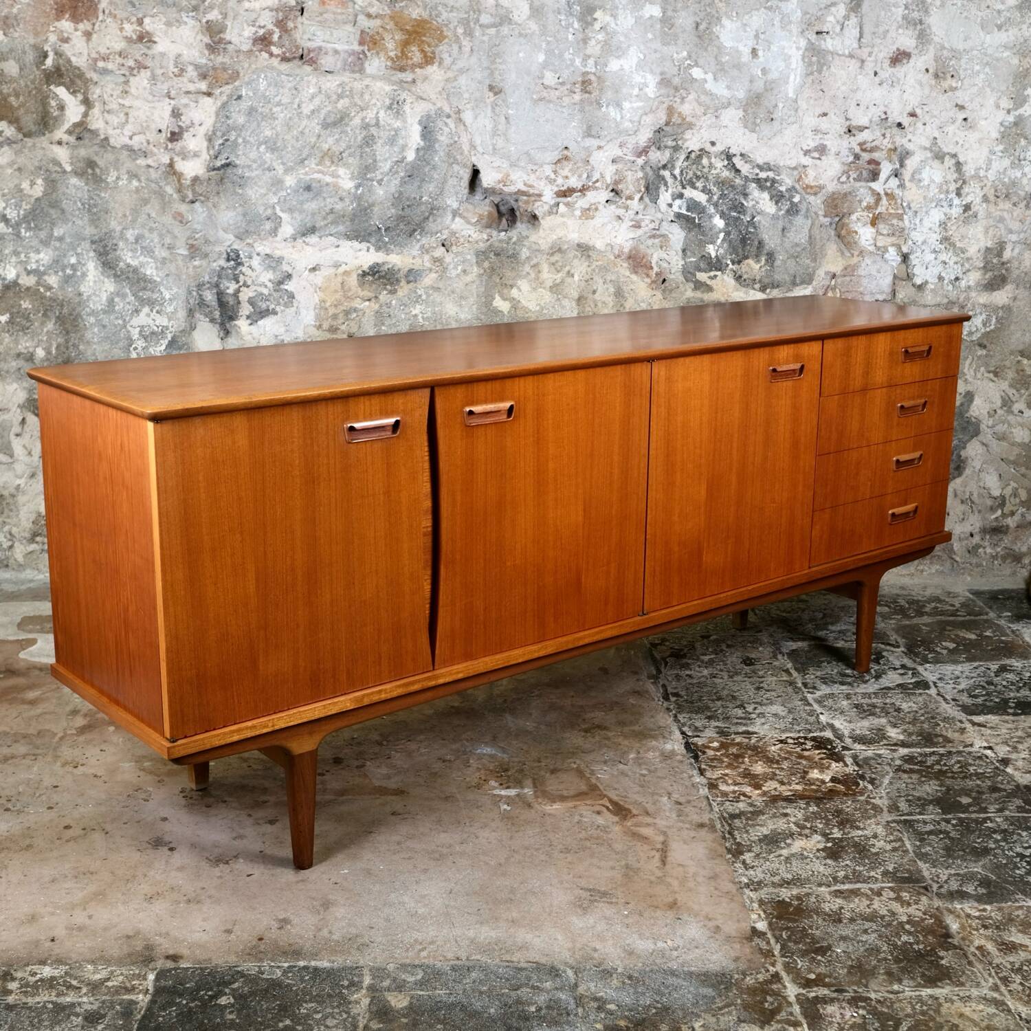 Scandinavian style teak sideboard, 1966
