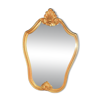 Violin-shaped mirror in Louis XV style