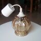 Hanging lamp in amber moulded glass 60/70 years