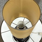 Space age Table lamp in chrome and lacquer. Italy 1970s