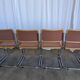 Set of 6 vintage cesca style cantilever dining chairs by bene, austria