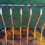 Range records or vinyl range in plexi, turtle scales effect, on wheels, 1970