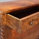 Antique mahogany secretary with leather, Italy, 19th century
