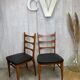 Paire de chaises 70's