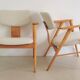 Set of 2 Pastoe FT14 armchairs