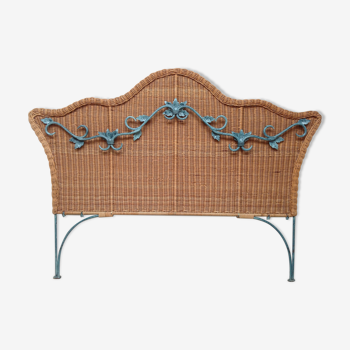 Rattan headboard