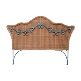 Rattan headboard