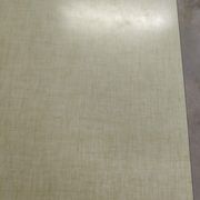 Vintage bistro table in yellow formica, wood and zinc from the 50s/60s