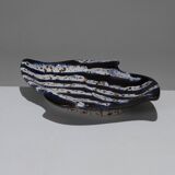 Large speckled ceramic bowl, 1950s