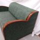 Club convertible Art Deco sofa
