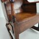 Antique lambing chair / rocking chair – ca. 1800, oak