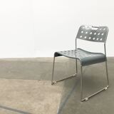 Omkstack Postmodern Chair from the vintage space age by Rodney Kinsman for Bieffeplast