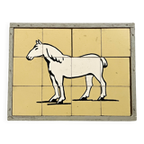 Wooden puzzle frame from the 1930s/40s depicting a horse.