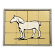 Wooden puzzle frame from the 1930s/40s depicting a horse.