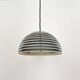 Chromed 1970s Pendant Lamp by Kazuo Motozawa for Staff