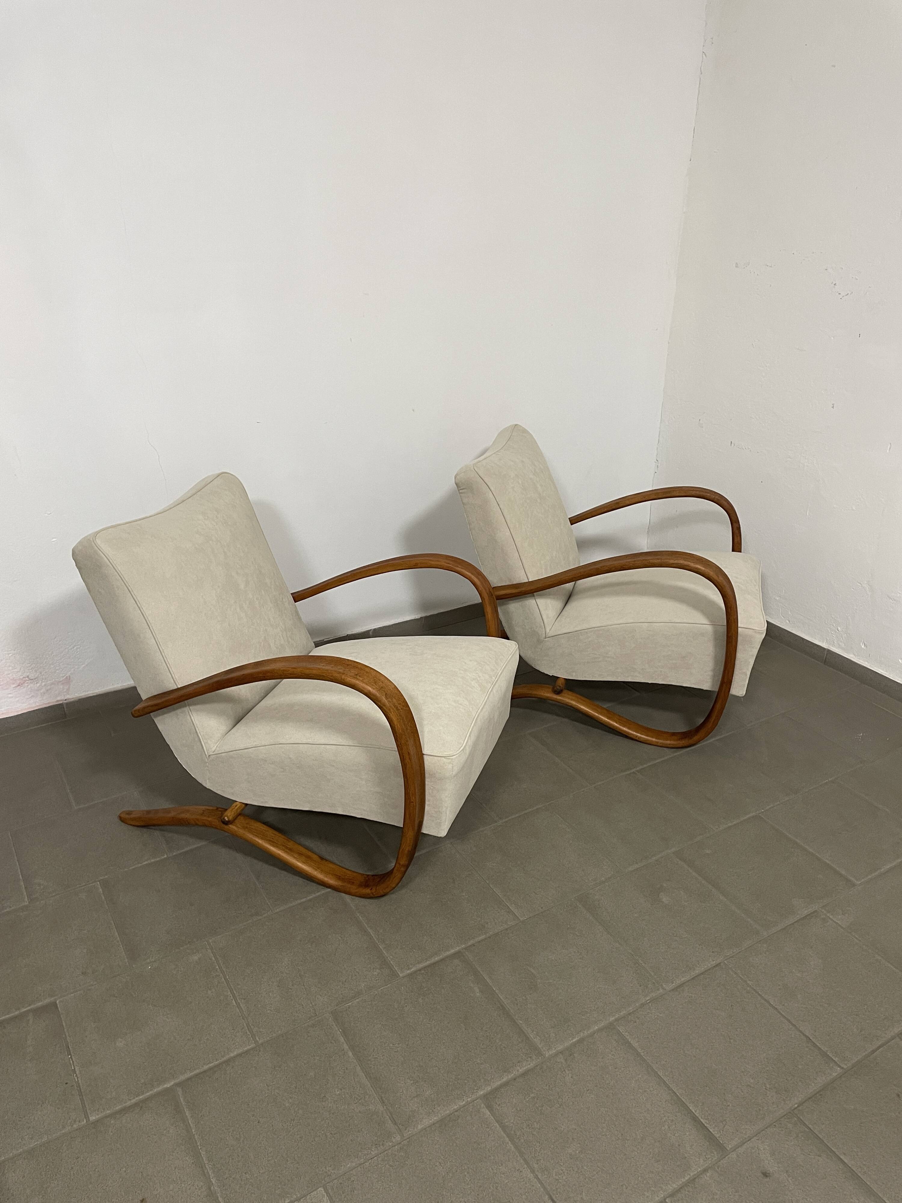 Set of two armchairs Halabala H269