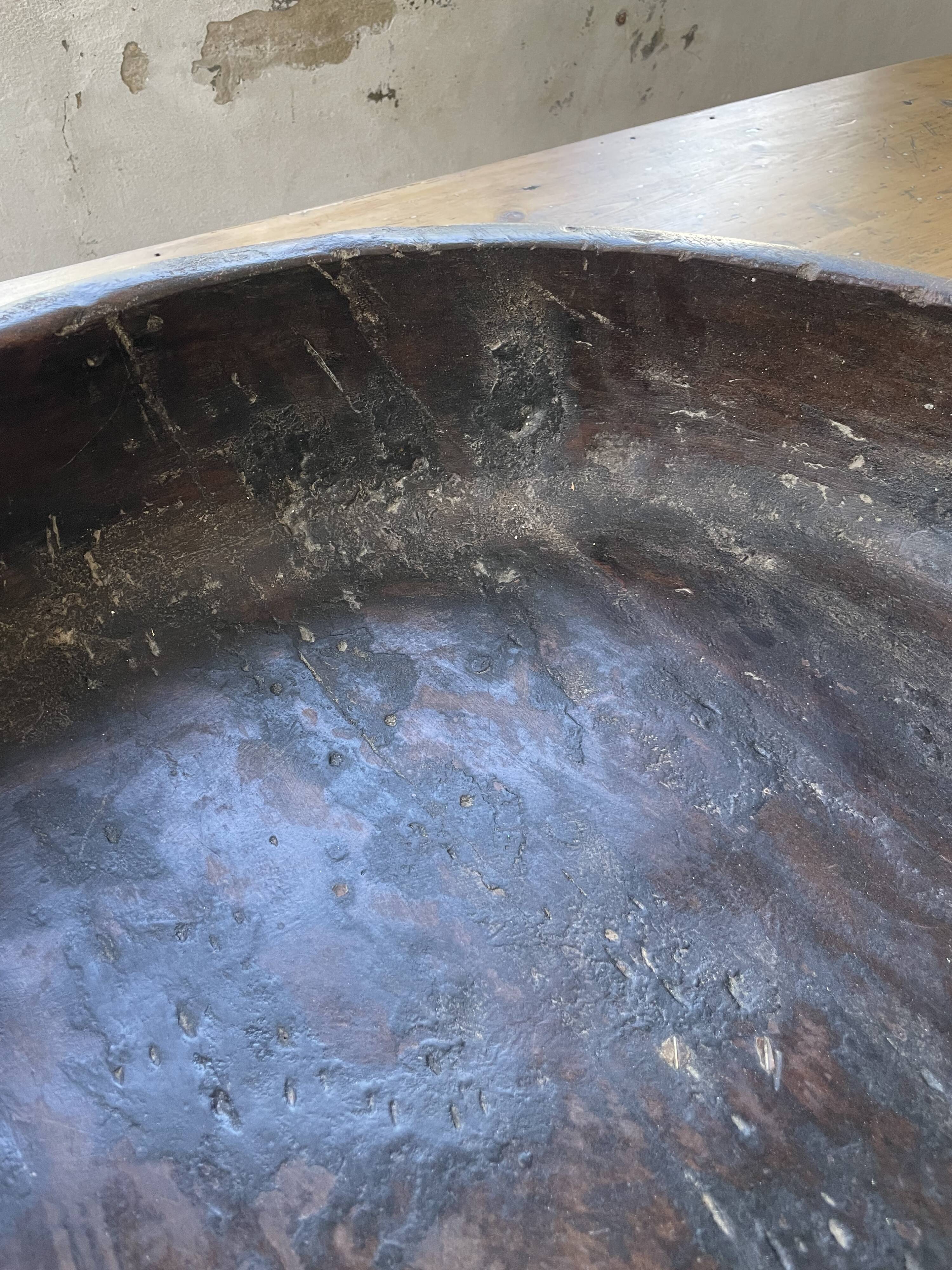 Plat en bois berbère XXL