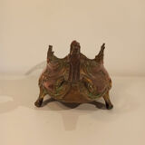 Old baroque copper planter
