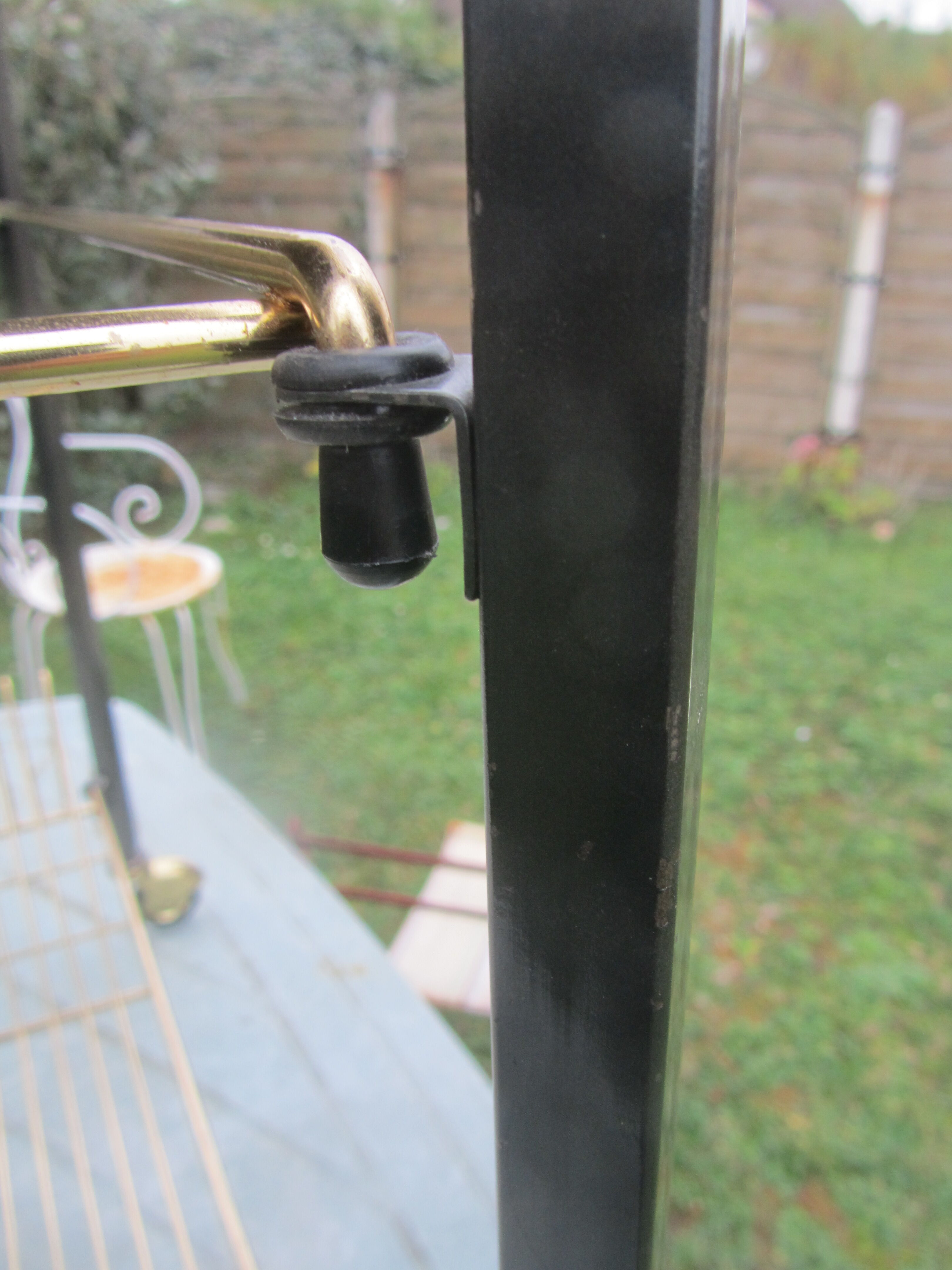 Vintage rolling table vinyl binder