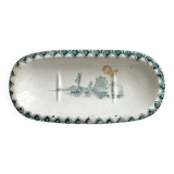 Antique Neptune iron clay soap dish, Jules Vieillard Bordeaux