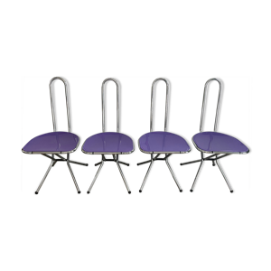 set de 4 chaises pliantes