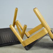 Thonet / chaises de salle à manger vintage flex 2000 en hêtre (2) / gerd lange / années 1990