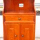 Cherry wood bedside table, Louis-Philippe style