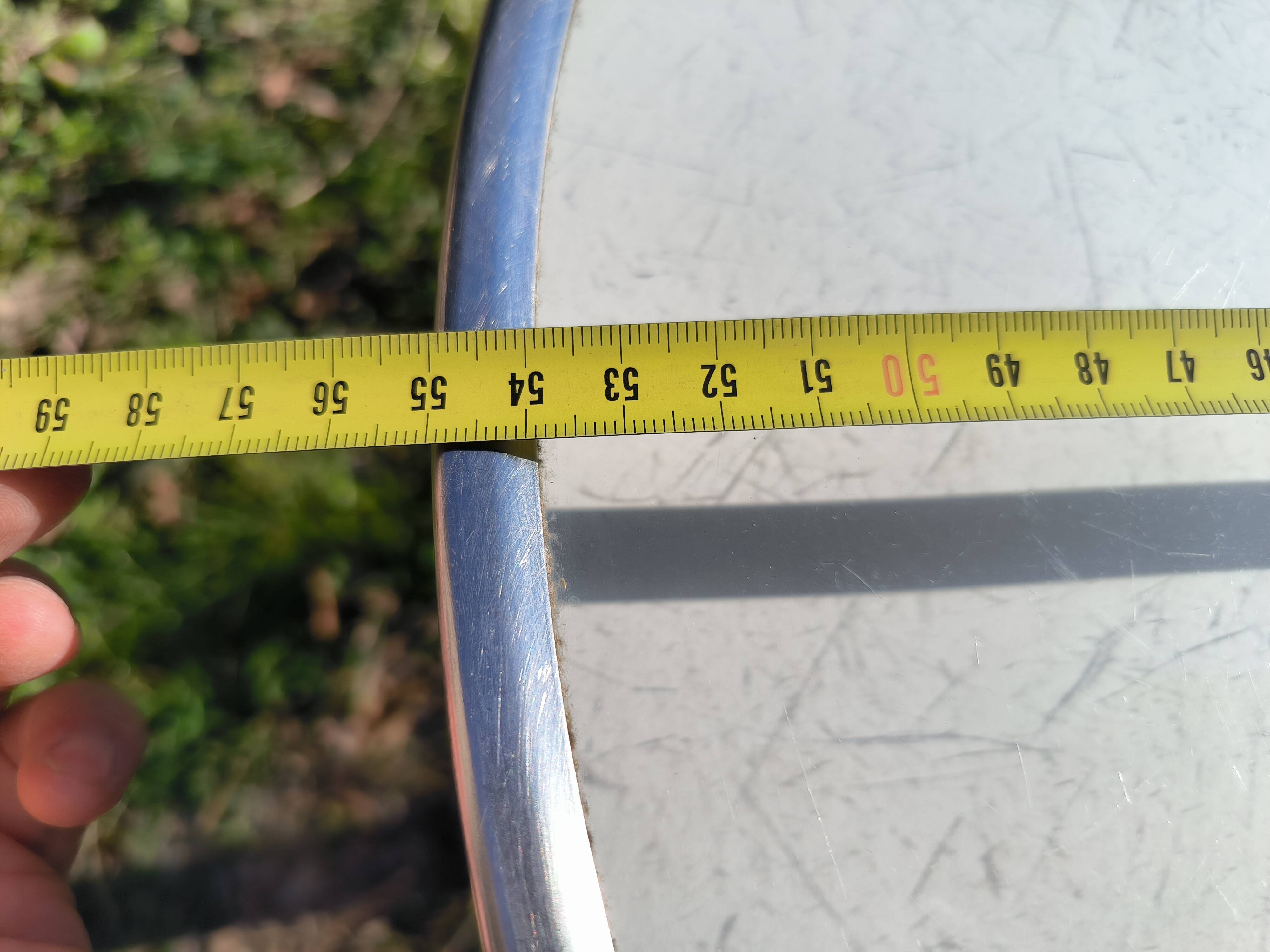 Vintage cast iron pedestal bistro table