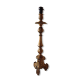 Chandelier ancien en bois doré