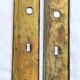 Brass plates with lock entry