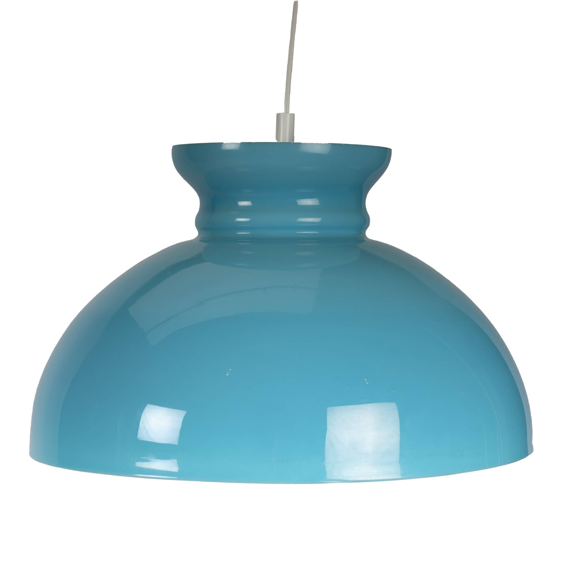 Turquoise vintage pendant lamp