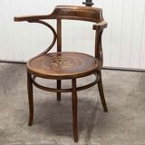 Baumann office chair 1914 curved wood