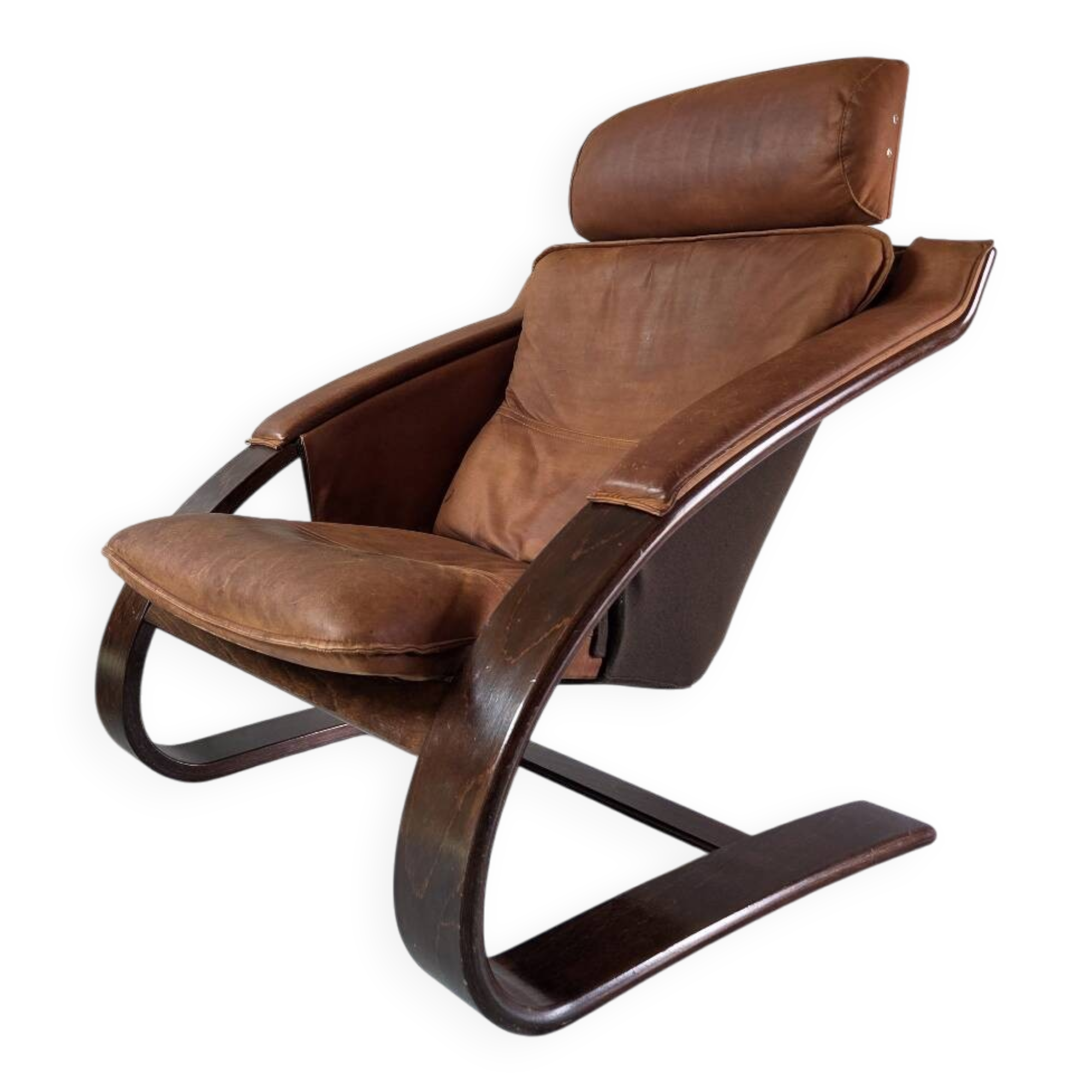 Leather armchair