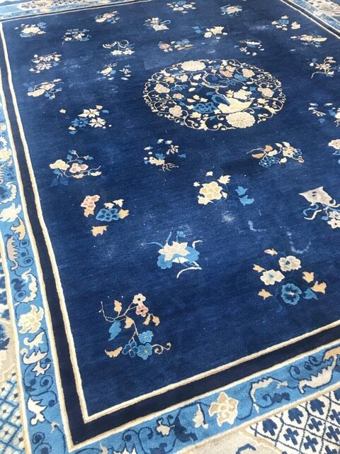 Tapis ancien chinois fait main 308x380 cm