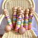 Wooden bowling game