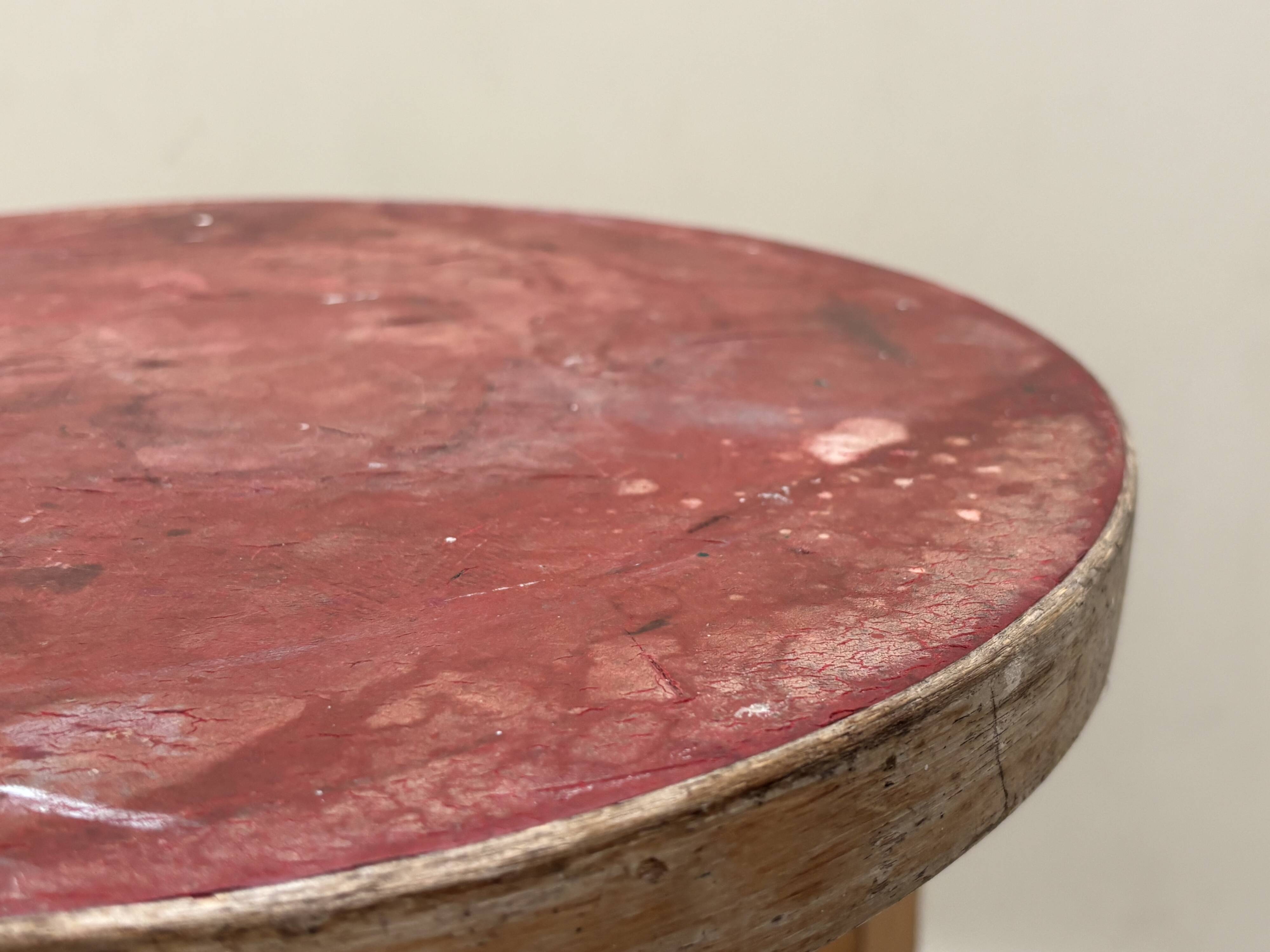 Alvar Aalto Artek Stool 60 Finland 1950s Vintage Birch Original Patina