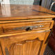 Antique sideboard in light solid wood