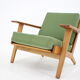 GE290 oak chair by Hans J Wegner for Getama Denmark