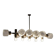 Unique Design Glass Chandelier, Czechoslovakia, 1970s