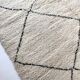 Moroccan Berber carpet with black diamonds 2,36x1.73m