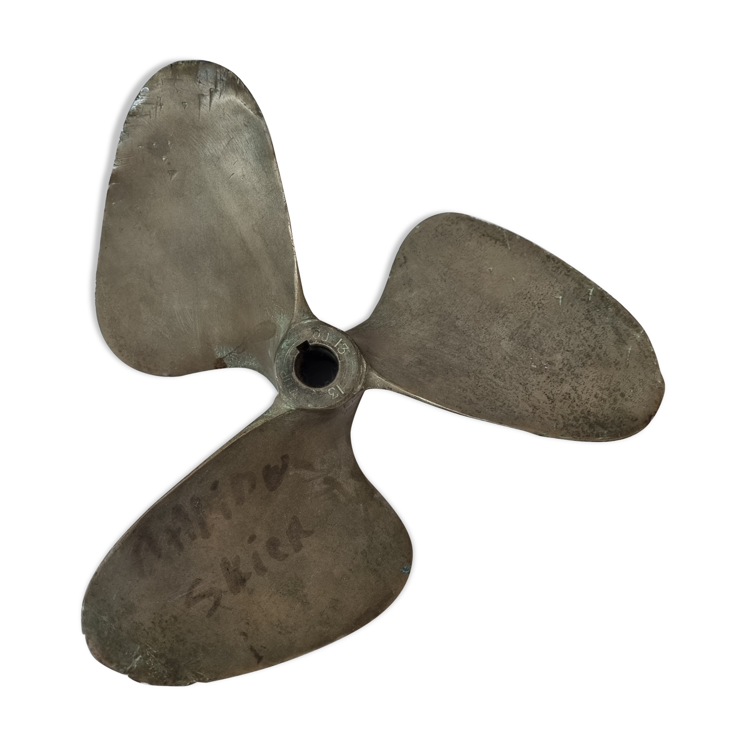 Johnson bronze boat propeller