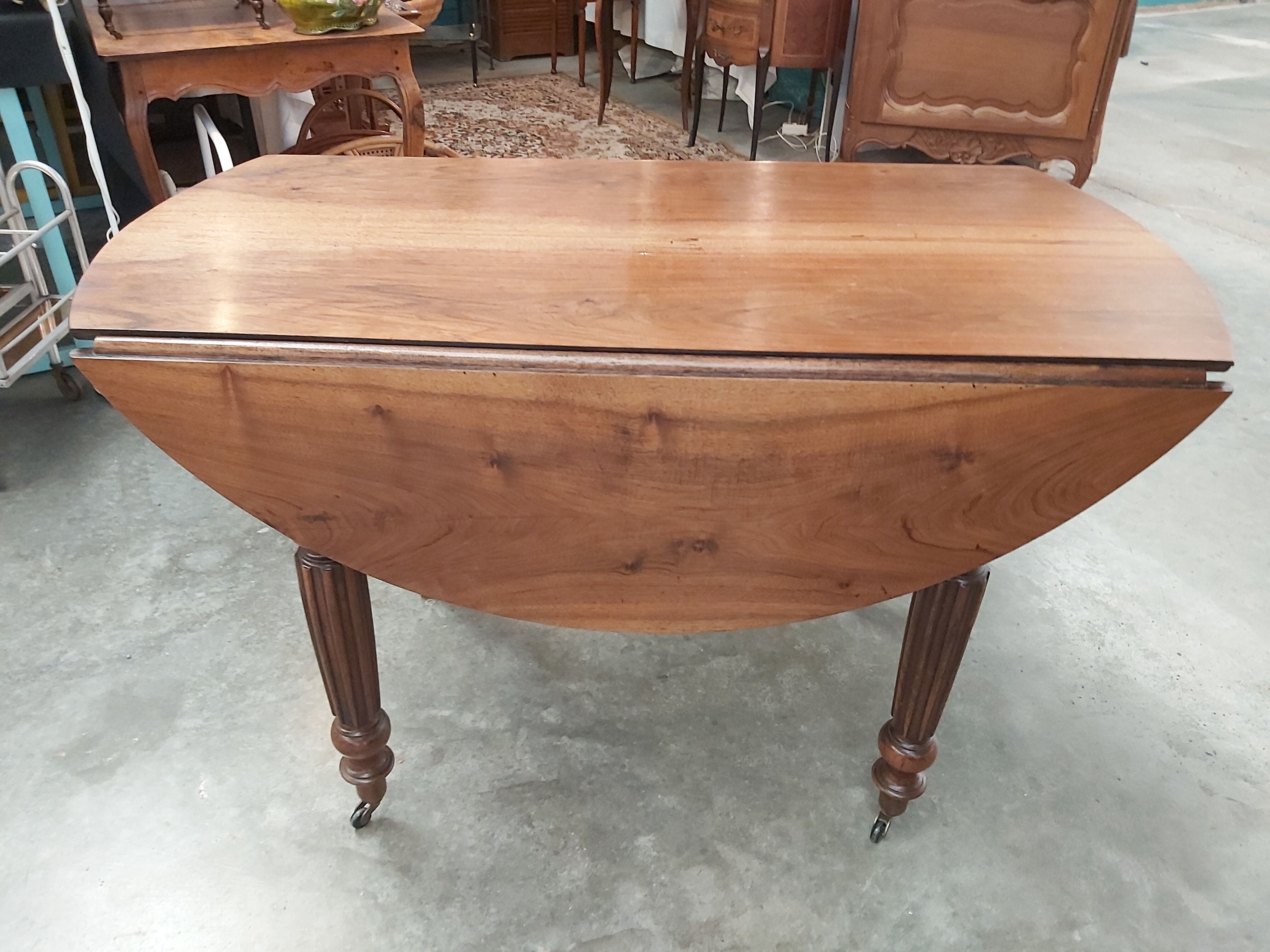 Louis Philippe walnut table