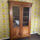 Cherry wood bookcase