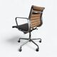 Brown Herman Miller Original Eames EA335 Desk Aluminium Chair