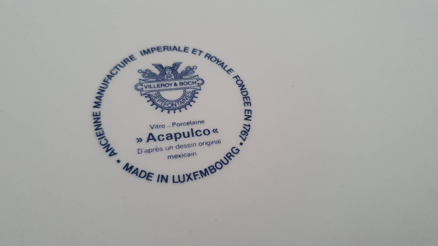 Set of 6 Villeroy & Boch gourmet plates - Acapulco model