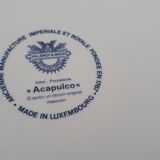 Set of 6 Villeroy & Boch gourmet plates - Acapulco model