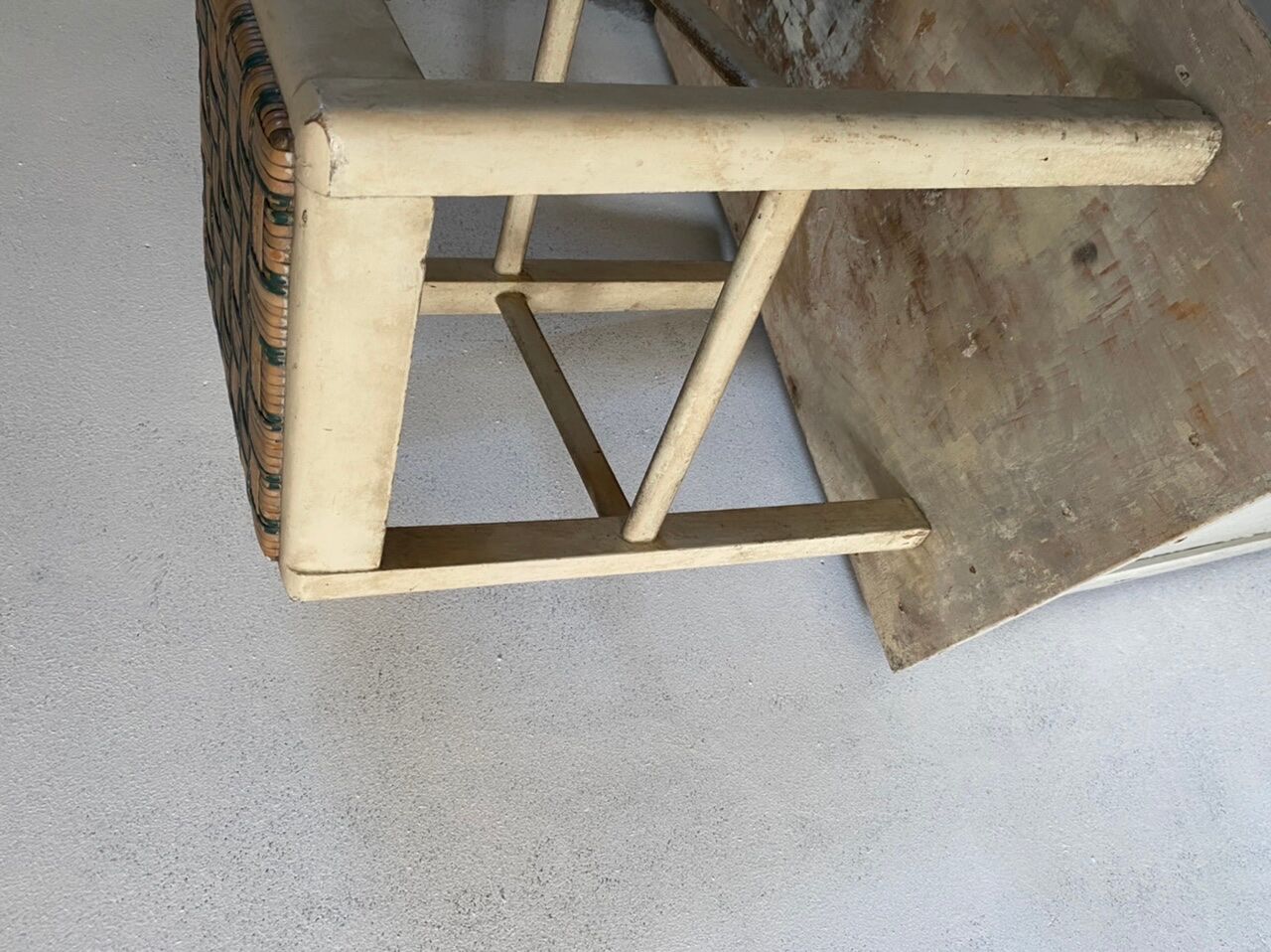 Vintage wooden stool